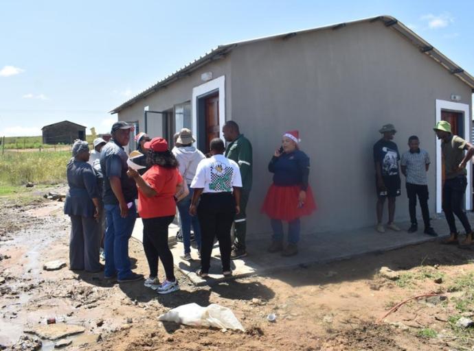 MEC Mokoena Delivers 10 Houses to Beneficiaries
