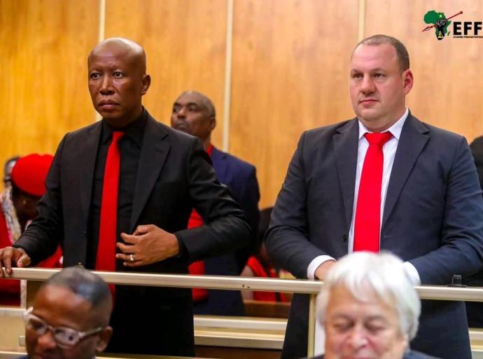  Julius Malema's bodyguard is suing the state R20 million for malicious prosecution