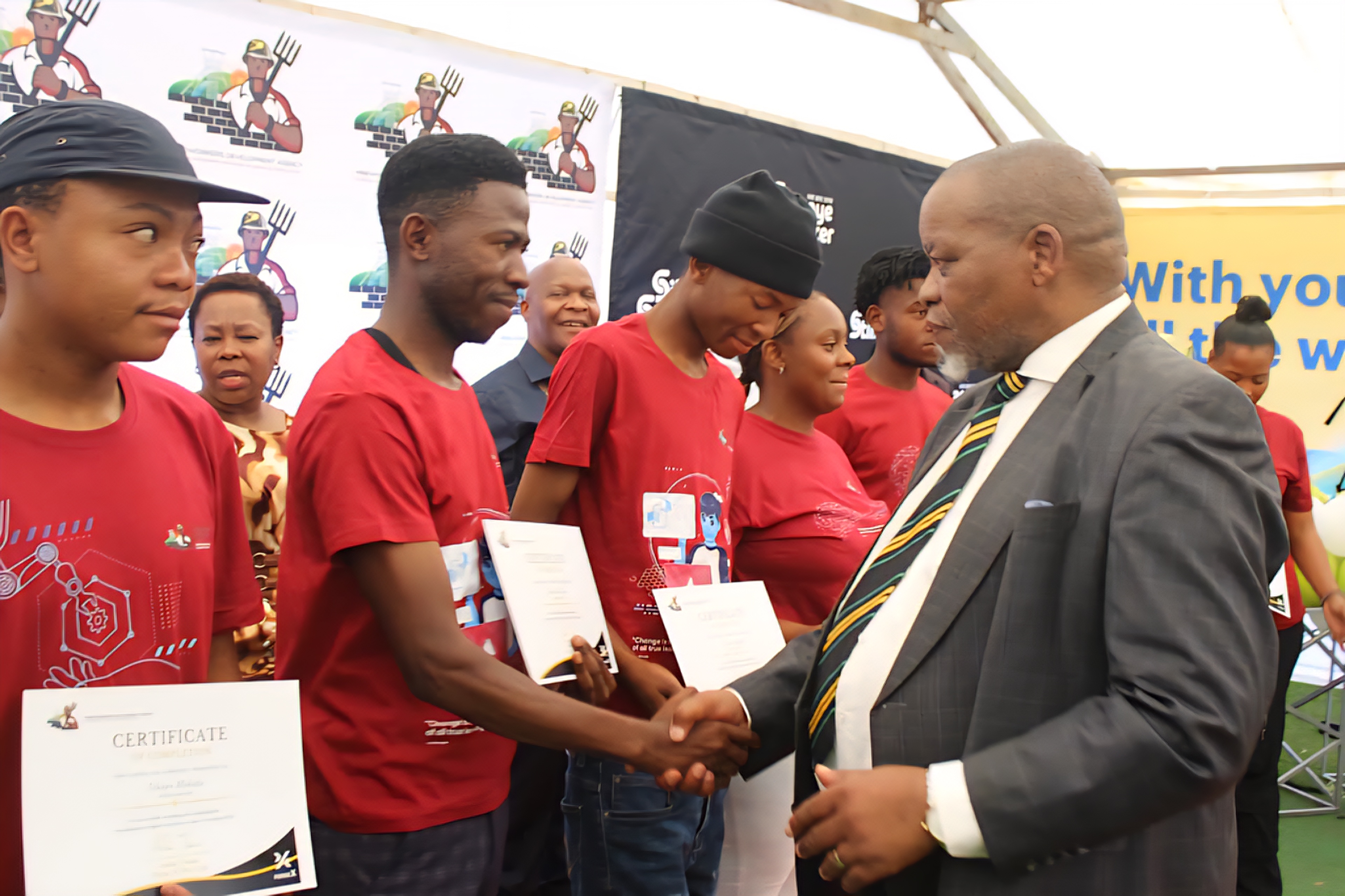 Mantashe Salutes Mineworkers Digital Hub Launch 