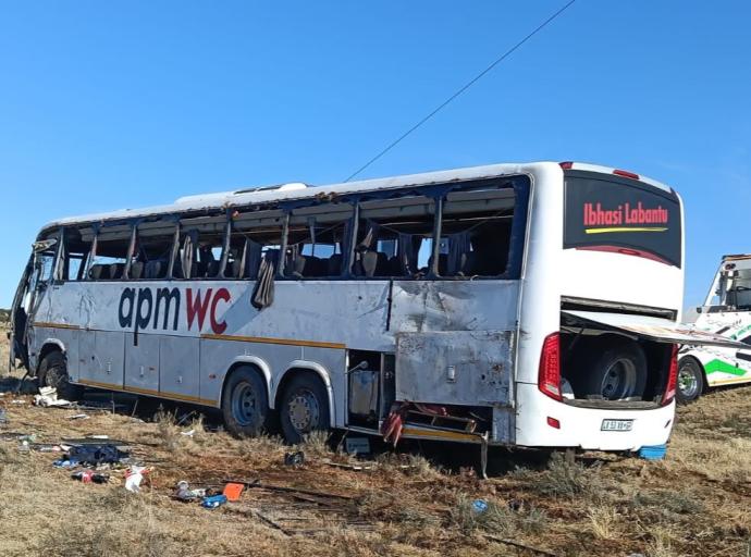 Four Bus-related Crashes Reported in Free State this Weekend