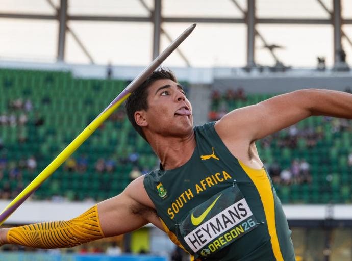 Heymans’ Throw Gets Gold
