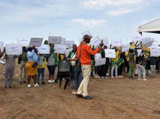 Grievances Raised at ANC Rally