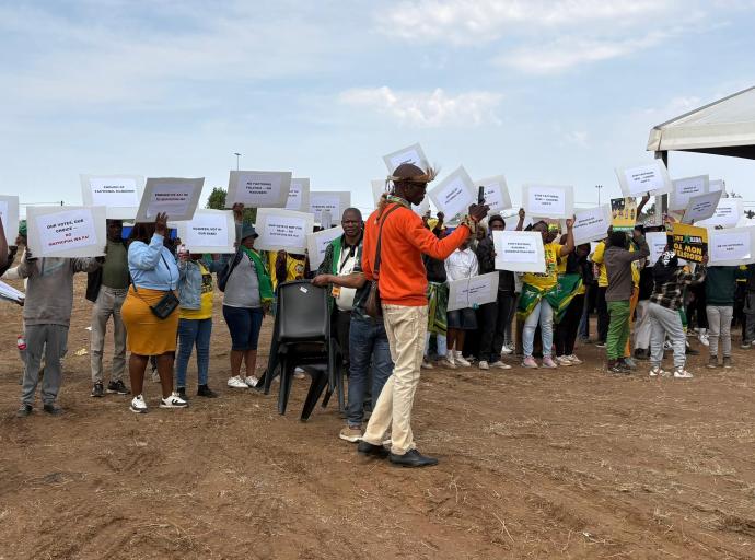 Grievances Raised at ANC Rally